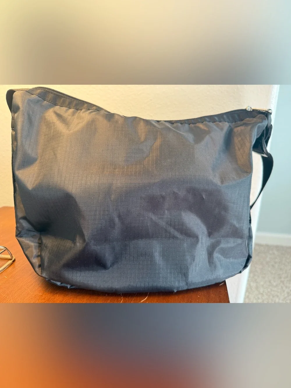 LeSportsac Hobo Sling Shoulder Bag in Black